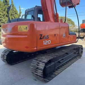 Used Hitachi EX120-5 Hydraulic Crawler Excavator 12 Ton Second Hand Hitachi ZX120 <b>Machinery</b> - Product Image 1