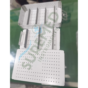 <b>Aluminum</b> Surgical Tray Sterilization Box Surgical Instrument <b>Container</b> <b>Aluminum</b> Surgical Tray Sterilization Box Autoclave Safe - Product Image 5