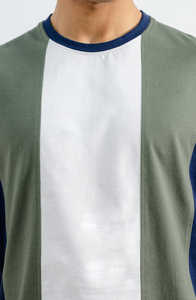 Camiseta de algodón 100% para hombre, de manga corta, color liso, cuello en V, diseño personalizado, talla cómoda. - Product Image 5