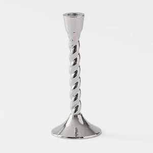 <b>Bow</b> Metal Candle Stick <b>Holders</b> Candlestick <b>Holder</b> Empty Custom Set of 2 Wholesale Candle <b>Holder</b> High Quality - Product Image 3