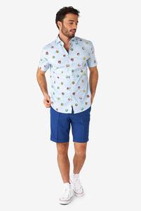 Camisa de Hombre con Estampado de Jungla Hawaiana, Manga Corta, Casual, con Botones, para Playa, Vacaciones Tropicales, Colorida, de Algodón, para Verano - Product Image 6