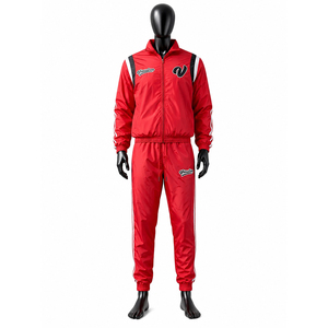 Survêtement de football décontracté OEM pour l'hiver, coupe-vent, respirant, anti-UV, imprimé, manches brodées, pour entraînement de club adulte - Product Image 5