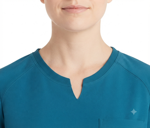 Uniformes Médicos de Verano para Mujer, Conjuntos de Uniformes Elegantes de Alta Calidad, 72% Poliéster, 21% Rayón, 7% Elastano, Tela Tejida - Product Image 6