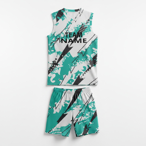 Wholesale Best Supplier Customized Printed Basketball Uniforms Set New Style Breathable Sportswear Jerseys <b>Shorts</b> Lightweight - Product Image 1