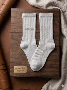 Chaussettes en aramide résistantes aux flammes, personnalisées, protection thermique, chaussettes de course - Product Image 3