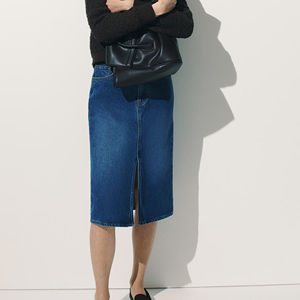 Jupes en jean pour femmes, respirantes, décontractées, légères, pour tous les jours, mode hiver, 100% coton, écologiques - Product Image 4