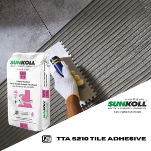 TTA 5210 Double Components Acrylic Polymer Modified Tile <b>Adhesive</b> Powder Base for Marble Granite Quartz Glass Mosaic Wall Floor - Product Image 1