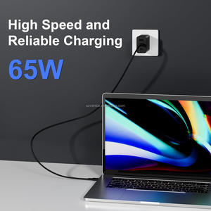 Adaptateur secteur PD 65W avec prise américaine d'origine, chargeur super rapide <span class=keywords><strong>Trio</strong></span>, adaptateurs <span class=keywords><strong>de</strong></span> voyage pour Samsung EP-T6530 - Product Image 6