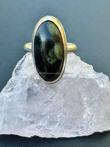 Bague de luxe en argent sterling 925 faite à la main en jaspe naturel Kambaba Galaxy Ring Perfect Fine Jewelry Gift - Product Image 2