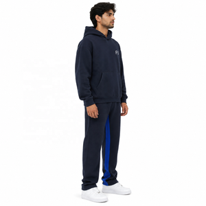 Ensemble de survêtement et jogging OEM en molleton de coton premium, coupe décontractée, respirant, pour vêtements de sport, fournisseur B2B - Product Image 2