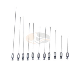 Cannule manuelle Luer Lock de qualité supérieure, adaptateur de transfert 2 mm, acier inoxydable de qualité médicale, certifié MOL, chirurgie plastique, liposuccion - Product Image 2
