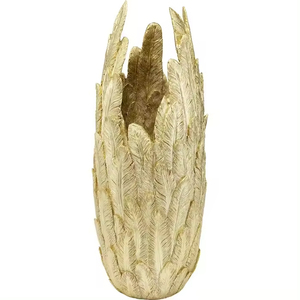 Florero Alto de Metal de Diseño Elegante con Acabado Dorado para Decoración de Mesa, Hogar y Bodas - Product Image 6