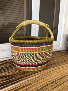 ตะกร้าโบลก้า ทำด้วยมือจากหญ้าทะเล สีธรรมชาติ ตะกร้าเก็บของที่ยั่งยืน ผลิตในเวียดนาม - Product Image 2