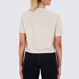 Camiseta Corta de Algodón para Mujer, Precio de Fábrica al por Mayor, Fabricante de Camisetas Deportivas, Camiseta Corta de Talla Grande para Mujer - Product Image 2