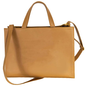 Bolso Tote Minimalista de Piel Sintética Color Bronceado con Correa Desmontable y Cierre de Cremallera, Bolso de Hombro Femenino con Estampado de Leopardo - Product Image 5