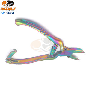 Coupe-ongles professionnel en acier inoxydable robuste, multicolore arc-en-ciel, à ressort, pour les ongles épais, incarnés et durs des doigts de bébé - Product Image 4