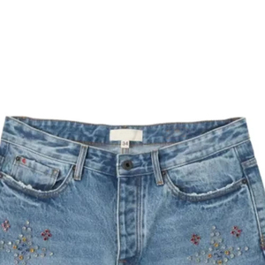 Shorts en jean confortables pour hommes, coupe décontractée, matière légère, style décontracté quotidien, vente en gros 2025 - Product Image 3