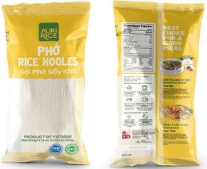 บะหมี่ข้าวแห้งขายส่งแบบ OEM/ODM คุณภาพพรีเมียม เกรดสูง แบบสำเร็จรูป 200 กรัม/400 กรัม/500 กรัม ข้าว 85% น้ำสะอาด 15% เวียดนาม อายุการเก็บรักษา 12 เดือน - Product Image 1