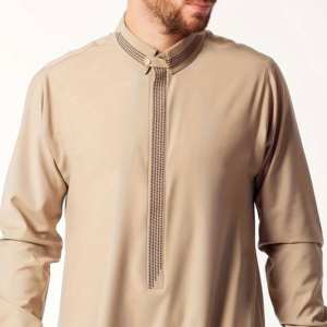 Túnica Daffah de Alta Calidad, Ropa Islámica para Hombre, Estilo Jubbah, Directo de Fábrica, Nuevo Diseño de Moda, Venta Directa de Thawb - Product Image 4