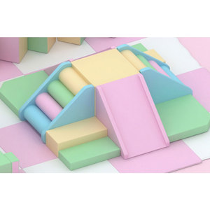 Parque de Juegos Interior de Plástico Colorido para Niños con Coches y Bloques, Juguete Educativo para Parques de Diversiones Comerciales - Marca de Parques Infantiles Interiores - Product Image 3