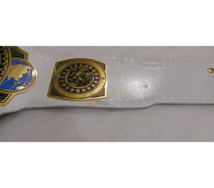 Ceintures de championnat de boxe WBA personnalisées pour les combattants et les compétiteurs - Zinc/Laiton/Cuir, durables et confortables, service OEM - Product Image 3