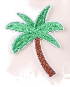 Lot de patchs brodés 3D thermocollants en PVC écologique, motifs fruits tropicaux, palmiers, cactus, cœurs et sucettes, pour chapeaux et vêtements - Product Image 3