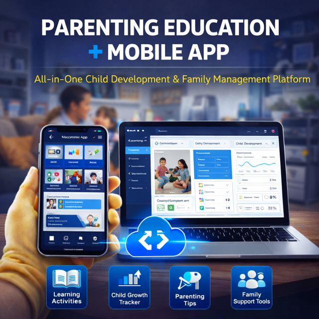 Smart Parenting Child Development App Learning Activities Behavior Tracking Expert Guidance-Internet Compatible