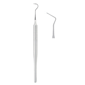 Instrumentos de puente óseo Explorers: Sonda de gancho de un solo extremo, instrumento dental manual de acero inoxidable reutilizable con agarre ergonómico, CE - Product Image 2