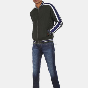 2025 logotipo personalizado impermeable hombres chaqueta de bombardero logotipo personalizado impreso cremallera completa precio bajo hombres chaquetas de Bombardero - Product Image 3