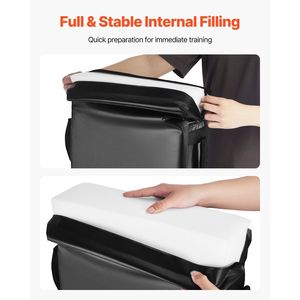 Manichino da Football Robusto 24x16, Manichini per Tackle in Spugna ad Alta Densità, Scudo per Calci con Maniglie 16x24, Attrezzatura da Football - Product Image 6