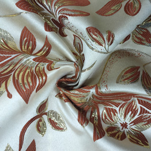 ผ้าแจ็คการ์ดเมทัลลิกโพลีเอสเตอร์ 100% ดีไซน์ใหม่สไตล์ลรัน สำหรับผ้าม่าน ขายส่ง - Product Image 6