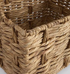 Panier en jacinthe d'eau fait main au Vietnam avec poignée |   Nouvelle collection |   Conception personnalisée OEM ODM et prix de gros - Product Image 3