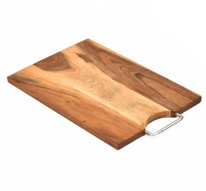 Tabla de Cortar de Madera Hecha a Mano, Apta para Lavavajillas, Tamaño y Forma Personalizables, Elegante y Resistente, para Uso en el Hogar, Hoteles y Restaurantes, de la India - Product Image 2