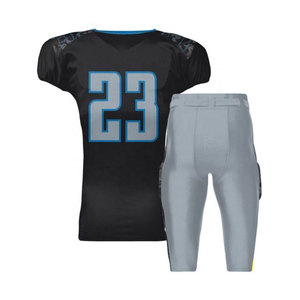 Conjunto de Uniforme de Fútbol Americano de Manga Corta, Transpirable, 100% Poliéster, Logotipo Personalizado, Tallas Grandes, Gran Venta - Product Image 4