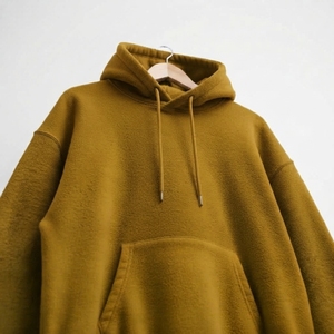 Sudadera con capucha extragrande para hombre, de forro polar, talla grande, color liso, informal, de manga larga, estilo holgado para otoño - Product Image 5