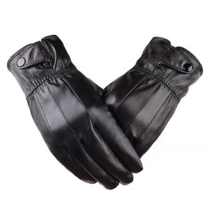Guantes de Vestir de Cuero Genuino de Alta Calidad con Pantalla Táctil para Hombre y Mujer, Diseño Personalizado, Accesorio de Viaje de Invierno a la Moda - Product Image 1