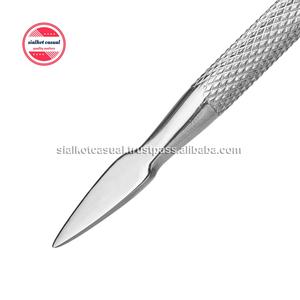 Empujador de cutículas de acero inoxidable Empujador de cutículas de piel muerta Uña DE LOS PIES Herramientas de uñas de doble punta - Product Image 4