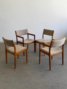 Chaise de salle à manger en bois massif nordique, siège et dossier rembourrés, mobilier minimaliste moderne pour la maison et les restaurants - Product Image 5