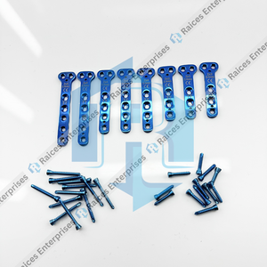 Juego de 58 Placas y Tornillos de Titanio de 2.0mm para Cirugía Veterinaria en Perros y Gatos, Ortopédicos Manuales de Alta Calidad - Product Image 6
