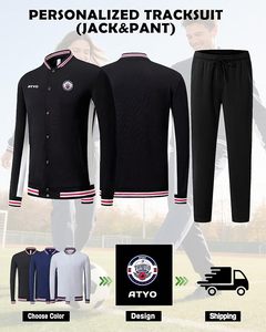 Traje Deportivo Personalizado para Hombre y Mujer, Conjuntos Deportivos Casuales Personalizados, Uniforme de Equipo Juvenil, Chaqueta y Pantalón Deportivos - Product Image 3
