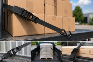 Correa de Amarre Personalizada de 25 mm con Ganchos en S, Cinta de Poliéster Premium de 800 kg para Transporte de Carga Ligera - Product Image 2