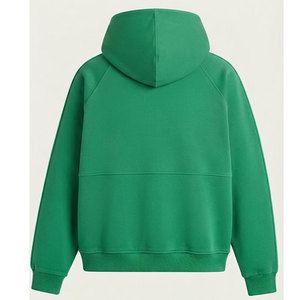 Sweat à capuche zippé 100 % coton molletonné pour homme, imperméable, respirant, séchage rapide, doublé, avec logo frontal, prix de gros - Product Image 2