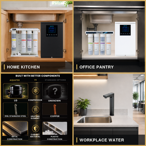 Distributeur d'eau sous évier BC TAP 1S en acier inoxydable avec contrôle de la température chaude et ambiante, robinet domestique AQUATEK - Product Image 6