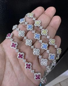 กำไลข้อมือเทนนิสโมอิสซาไนต์สีขาว กำไลเงินทอง ประดับเพชรแบบเรียบหรู เครื่องประดับอัญมณีสุดหรู ของขวัญแต่งงานสำหรับเธอ - Product Image 2