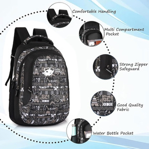 Mochila Escolar para Portátil de Alta Calidad, Ligera, Económica, Cómoda, Transpirable, con Múltiples Compartimentos de Almacenamiento y Logotipo Personalizado - Product Image 4
