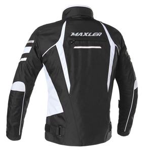 Chaqueta textil para motocicleta para hombre, chaqueta de turismo transpirable impermeable aprobada por la CE, detalles reflectantes, protectores extraíbles - Product Image 2