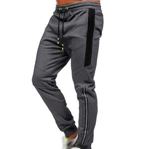 2024 Jogger de tela de algodón personalizado para hombre al por mayor para pantalones de chándal de lana con estampado de hojaldre, sudaderas apiladas con logotipo personalizado - Product Image 1