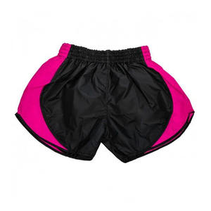 Pantalones Cortos de Boxeo Personalizados con Diseño de Parches, Satén Premium Transpirable, Pantalones Cortos de Artes Marciales con Paneles en Contraste, Corte Holgado y Cómodo para Entrenamiento, Venta al Por Mayor - Product Image 6