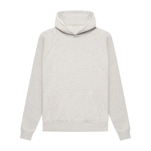 Men's <b>Black</b> Hooded Sweatshirt Regular Fit Cotton French Terry Casual Pullover with Pocket Windproof Winter Wear - Product Image 3