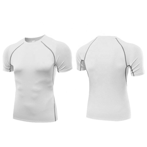 Vente en gros : Rashguard pour hommes personnalisable avec votre logo, couleur unie / Rashguard léger pour hommes, tendance, avec faible MOQ, personnalisable - Product Image 1
